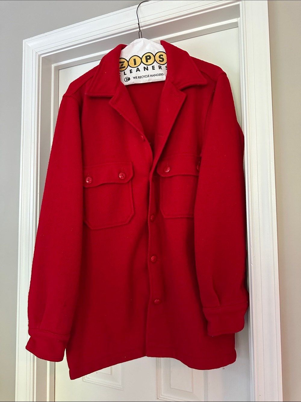 Boy Scouts of America vintage wool shacket
